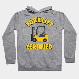 Forklift Memes: Forklift Operator Certification Meme Hoodie